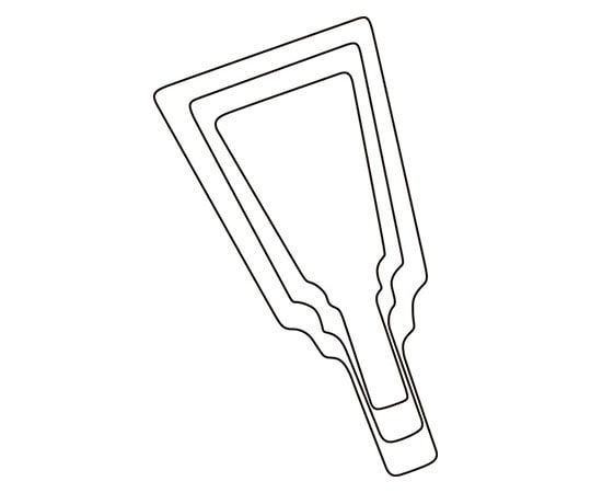 アズワン 野菜抜 3PC 羽子板  1個（ご注文単位1個）【直送品】