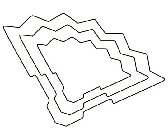 アズワン 野菜抜 3PC 扇子  1個（ご注文単位1個）【直送品】