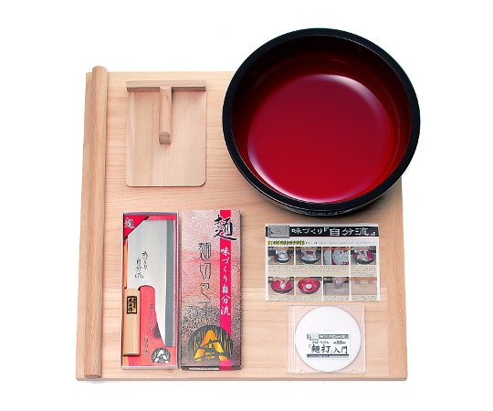豊稔企販 家庭用麺打ちセットA(そば・うどんDVD付) A-1230 1セット（ご注文単位1セット）【直送品】