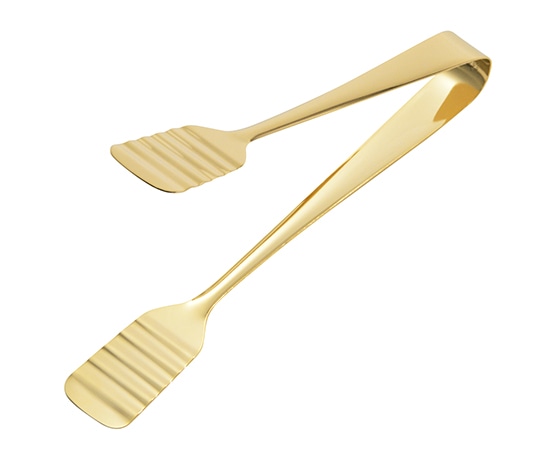 丸山ステンレス 波型トング ゴールド 10531118 1個（ご注文単位1個）【直送品】