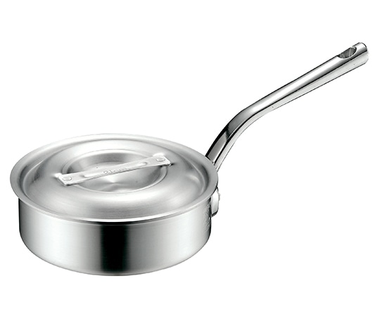 エムテートリマツ プロガストアルミ浅型片手鍋(目盛付) 24cm  1個（ご注文単位1個）【直送品】