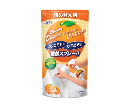 UYEKI(ウエキ) マイティドライニング スプレータイプ 230mL (詰め替え用) 36個入  1ケース(ご注文単位1ケース)【直送品】