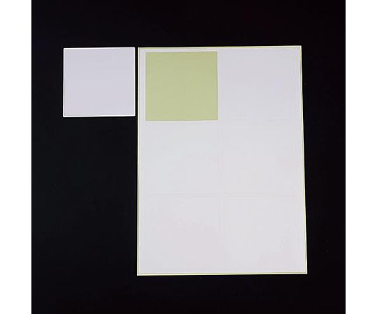 エスコ A4判/ 6面 プリンターラベル(強粘着/10枚 EA759XD-23 1個(ご注文単位1個)【直送品】