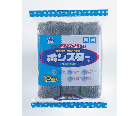 ボンスター ボンスターロールパッド コンパクトパッケージ 12個入/袋×100袋 B-051 1箱（ご注文単位1箱）【直送品】