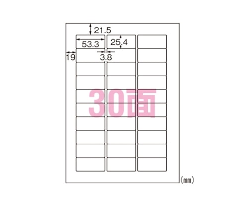 エーワン(A-ONE) フィルムラベルシール A430面 水に強いタイプ 28983 1パック(ご注文単位1パック)【直送品】