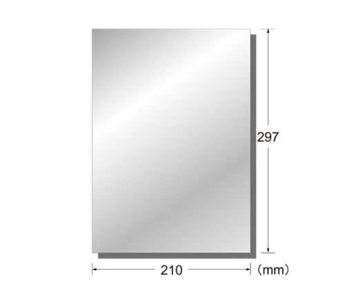 エーワン(A-ONE) フィルムラベルシール A41面 ツヤ消し シルバー 29283 1パック(ご注文単位1パック)【直送品】