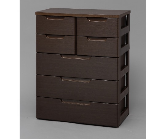 アイリスオーヤマ MUチェスト 茶 5段 MU-7234 1個（ご注文単位1個）【直送品】