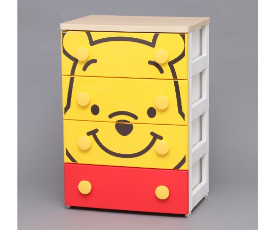 アイリスオーヤマ キャラクターチェスト(プー) NHG-W554 1個（ご注文単位1個）【直送品】