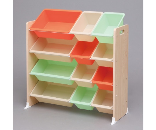 アイリスオーヤマ キッズトイハウスラック キャロット KTHR-412 1個（ご注文単位1個）【直送品】