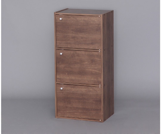 アイリスオーヤマ CBボックス 3ドア ブラウン CX-33D 1個（ご注文単位1個）【直送品】