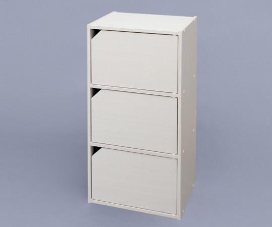 アイリスオーヤマ モジュールボックス 扉付タイプ オフホワイト MDB-3D 1個（ご注文単位1個）【直送品】