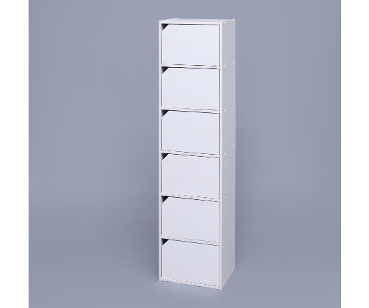 アイリスオーヤマ モジュールボックス 扉付タイプ オフホワイト MDB-6D 1個（ご注文単位1個）【直送品】