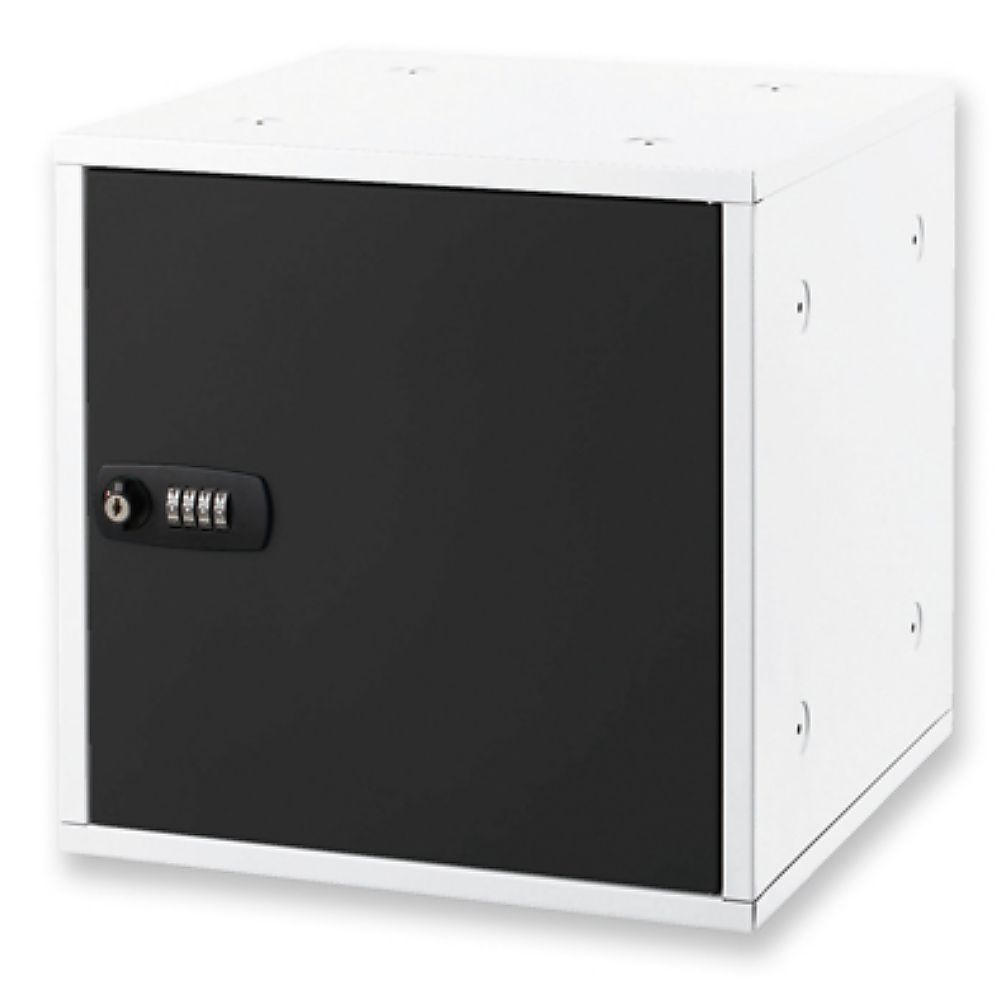 アスカ 組立式収納ボックス ブラック SB500BK 1個(ご注文単位1個)【直送品】