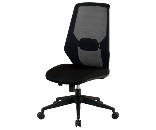 弘益 オフィスチェア メッシュ張り ブラック CK01(BK) 1個(ご注文単位1個)【直送品】