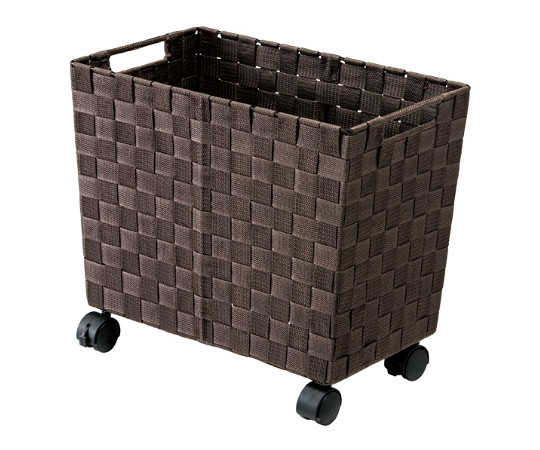 アズワン キャスター付きスリム収納バスケット 1個 61-544-60-1 1個(ご注文単位1個)【直送品】