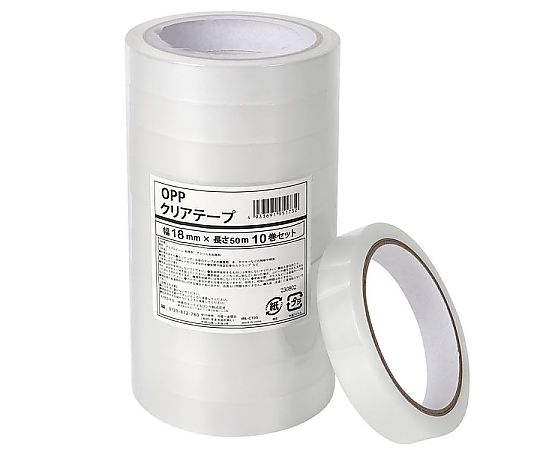 伊藤忠リーテイルリンク OPPクリアテープ 18mm×50m 1ケース(10巻×20セット入) IRL-CT05 1ケース(ご注文単位1ケース)【直送品】