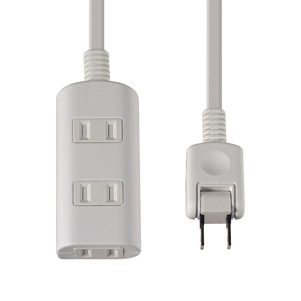 ELPA 扉付タップラン3P 3m ホワイト WBT-N3030B(W) 1個(ご注文単位1個)【直送品】