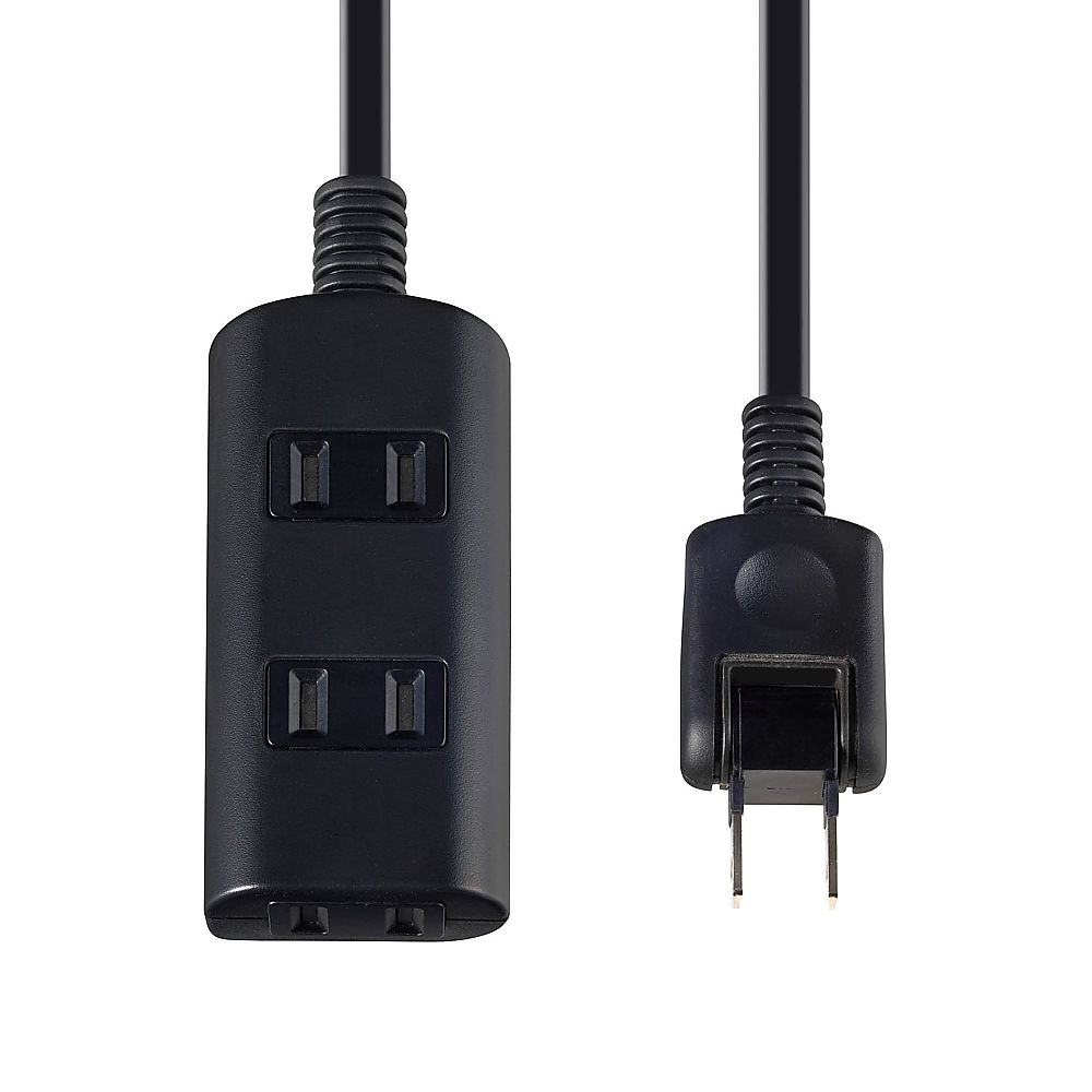 ELPA 扉付タップラン3P 5m ブラック WBT-N3050B(BK) 1個(ご注文単位1個)【直送品】