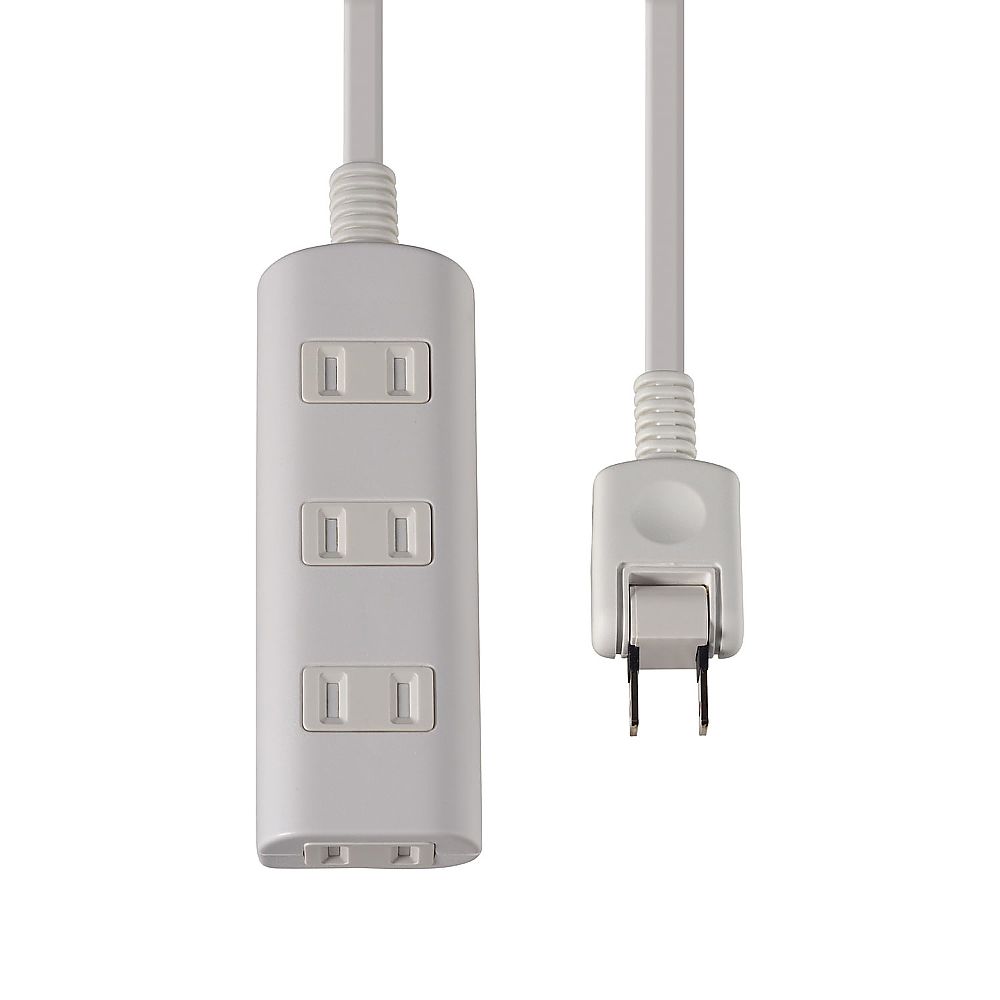 ELPA 扉付タップラン4P 2m ホワイト WBT-N4020B(W) 1個(ご注文単位1個)【直送品】