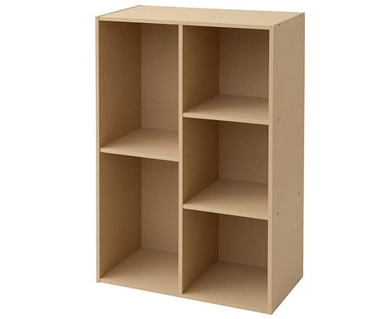 山善(YAMAZEN) 多目的カラーボックス クラフトカラー KGFR-1(ACR) 1台(ご注文単位1台)【直送品】