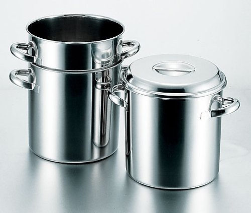 クローバー 18-8 テーパーキッチンポット 28cm 10017328 1個（ご注文単位1個）【直送品】