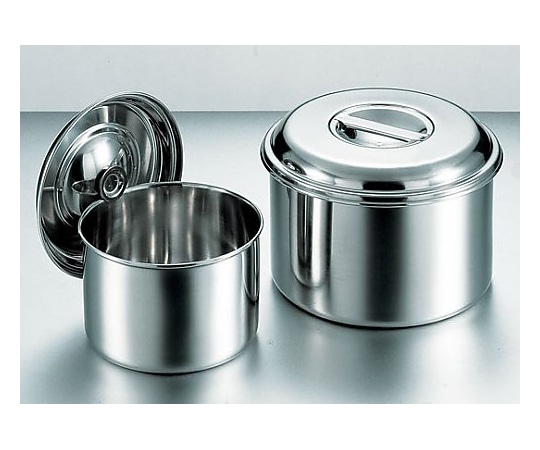 クローバー 18-8 浅型キッチンポット 18cm 10011818 1個（ご注文単位1個）【直送品】