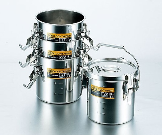 クローバー SUS316 テーパーパッキン汁食缶 18cm 10018218 1個（ご注文単位1個）【直送品】