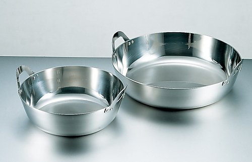 クローバー 18-8 厚板2.5mm 揚鍋 45cm AAG-15-45 1個（ご注文単位1個）【直送品】