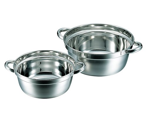 クローバー 18-8 段付料理鍋 33cm AEV-06-33 1個（ご注文単位1個）【直送品】