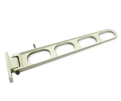 ハイロジック 横付型物干金具 全長:450mm ホワイト 96399 1個(ご注文単位1個)【直送品】