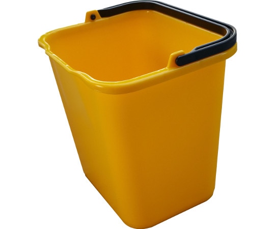 アプソン 角バケツ4L 黄 4382 1個(ご注文単位1個)【直送品】