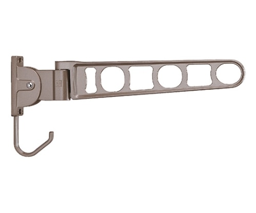 神栄ホームクリエイト 物干金物 バルコニー用 横収納タイプ ステンカラー SK-500BMK-SC 1個(ご注文単位1個)【直送品】