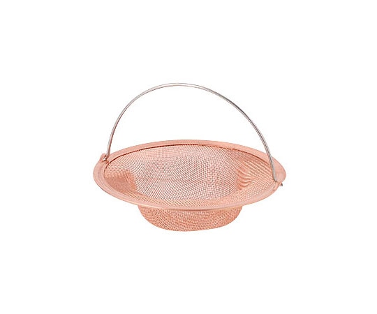 WIZ'A(アークランドサカモト) 純銅 ゴミ受け 中 シンク用 口径75~85mm K161 1個（ご注文単位1個）【直送品】