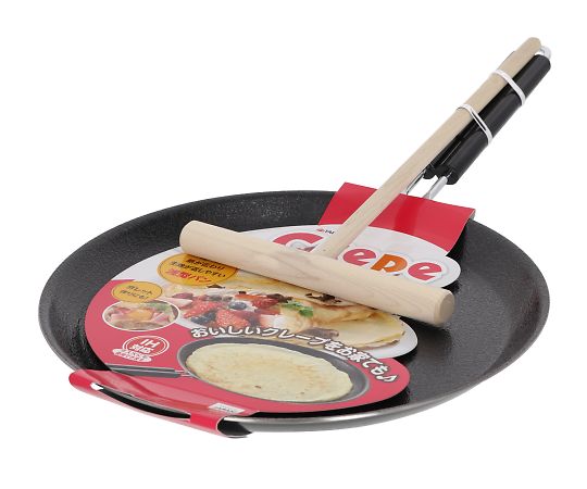 高儀 TAKAGIIH対応ファイバーラインクレープパン24cm&トンボセット 4019646 1個（ご注文単位1個）【直送品】