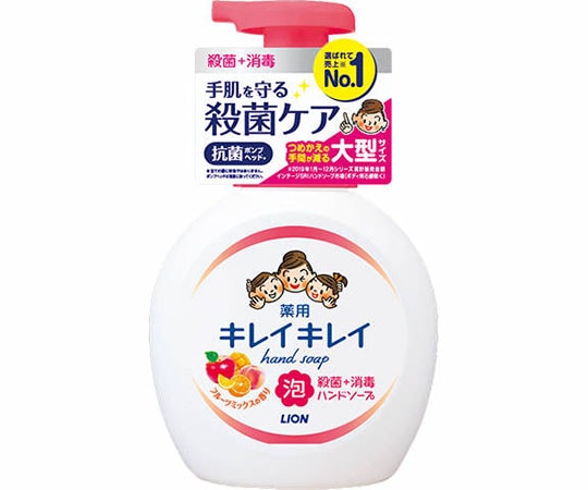ライオン キレイキレイ泡ハンドソープ フルーツ 本体大型  1個(ご注文単位1個)【直送品】