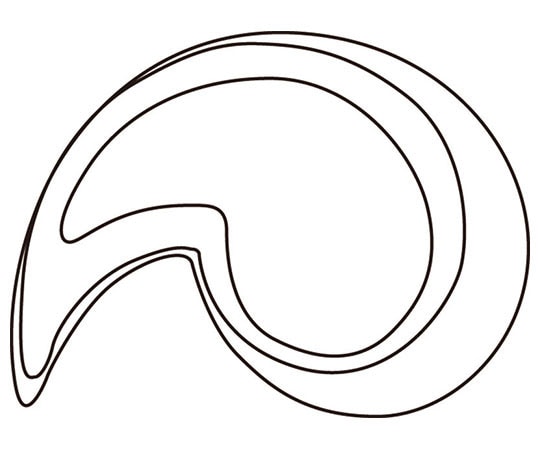 アズワン 野菜抜 3PC 巴  1個（ご注文単位1個）【直送品】