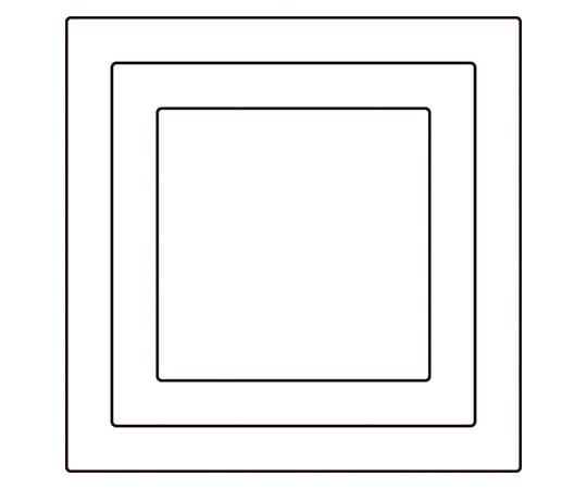 アズワン 野菜抜 3PC 角  1個（ご注文単位1個）【直送品】