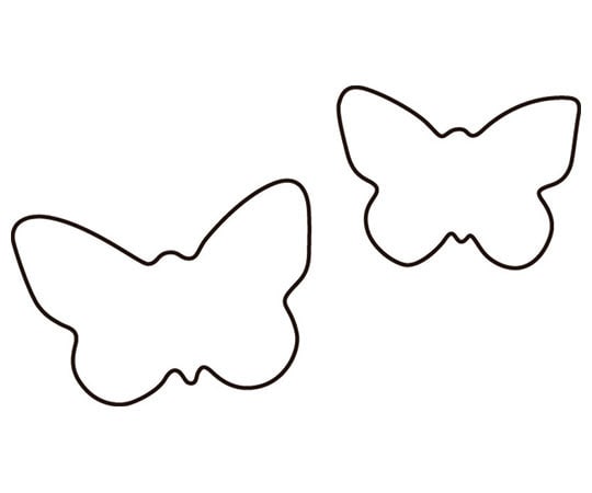 アズワン 生抜 2PC 蝶々  1個（ご注文単位1個）【直送品】