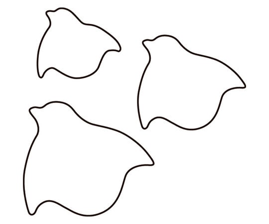 アズワン 生抜 3PC 千鳥  1個（ご注文単位1個）【直送品】