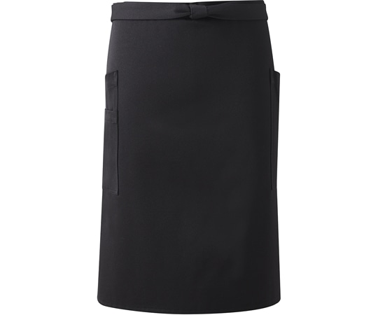 興栄繊商 ミドルエプロン ペン差付 ブラック フリー EP600 1枚(ご注文単位1枚)【直送品】