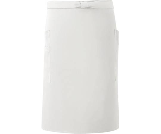 興栄繊商 ミドルエプロン ペン差付 ホワイト フリー EP600 1枚(ご注文単位1枚)【直送品】