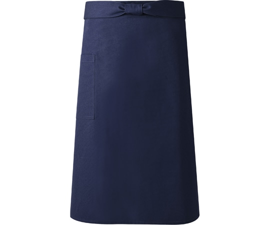 興栄繊商 和風ミドルエプロン ハンプ ネイビー フリー M20 1枚(ご注文単位1枚)【直送品】