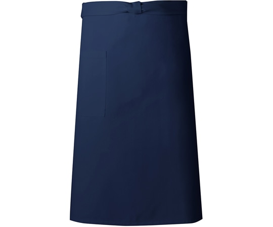 興栄繊商 ミドルエプロン ネイビー フリー KK60 1枚(ご注文単位1枚)【直送品】