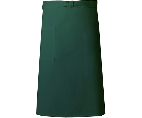 興栄繊商 ミドルエプロン グリーン フリー KK60 1枚(ご注文単位1枚)【直送品】