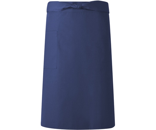 興栄繊商 ミドルエプロン ネイビー フリー KF60 1枚(ご注文単位1枚)【直送品】