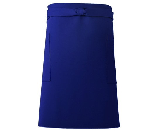 興栄繊商 ミドルエプロン ロイヤルブルー フリー AW75 1枚(ご注文単位1枚)【直送品】