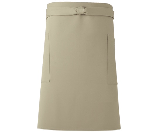 興栄繊商 ミドルエプロン ベージュ フリー AW75 1枚(ご注文単位1枚)【直送品】