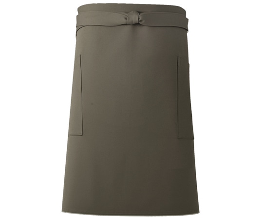 興栄繊商 ミドルエプロン チャコール フリー AW75 1枚(ご注文単位1枚)【直送品】