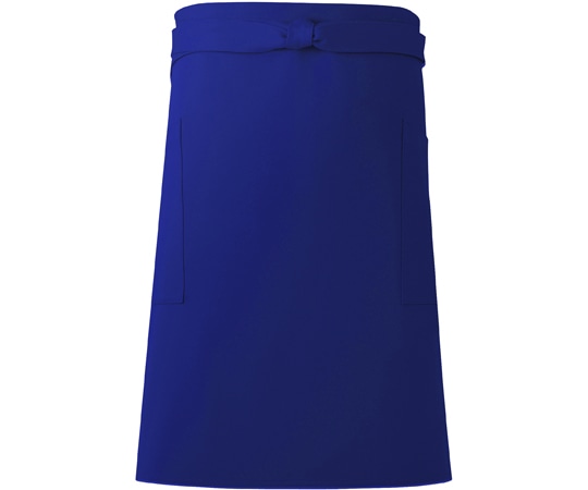 興栄繊商 ミドルエプロン ロイヤルブルー フリー AW95 1枚(ご注文単位1枚)【直送品】