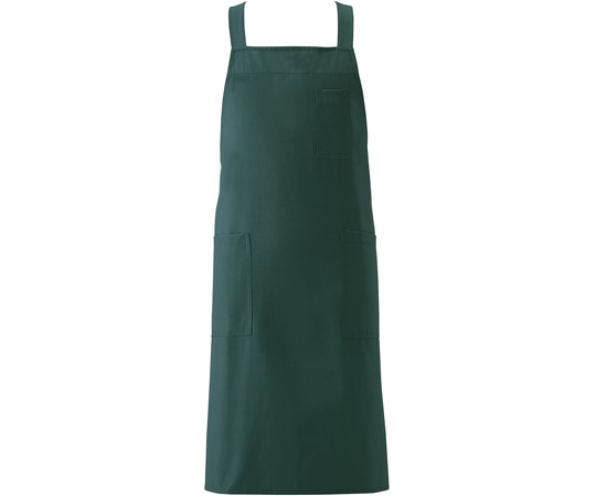 興栄繊商 胸当てエプロン タスキ グリーン フリー KI300 1枚(ご注文単位1枚)【直送品】